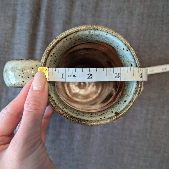 Robert Eakin Studio Pottery Face Stein | Construction Worker | Handcrafted - Picture 10 of 10